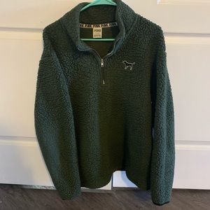 Victoria Secret Pink Original Green Sherpa